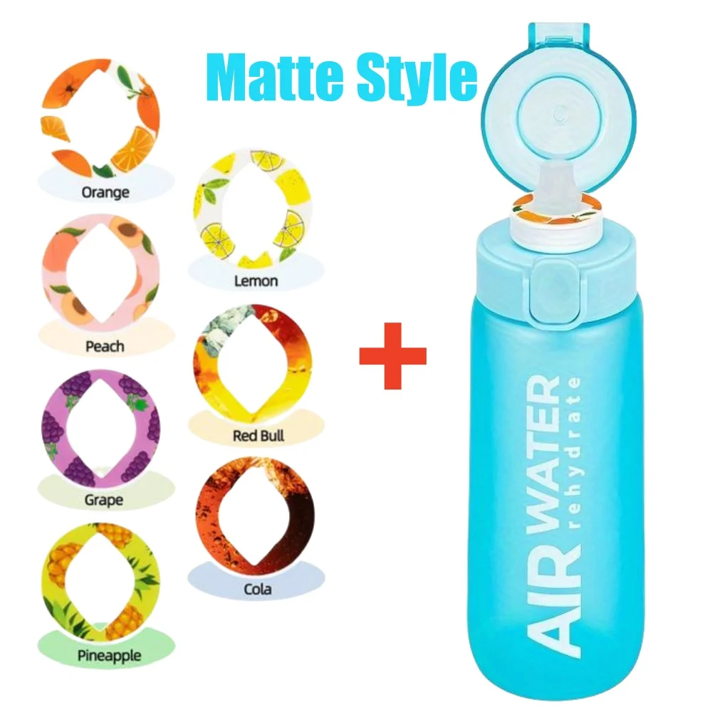 750 ml / 25 oz waterfles met fruitsmaak 0 suiker 0 calorieën sportdrinkbeker met 7 fruitpods ideaal voor fitnesssporten buiten