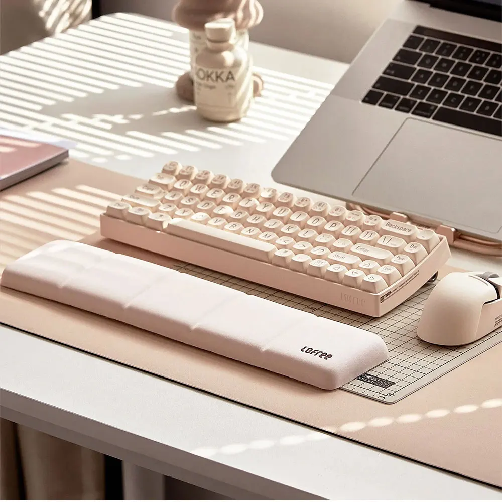 Lofree Memory Foam Wrist Rest Thickened Ergonomic Support for Mechanical Keyboard Typing Office Gaming Comfort