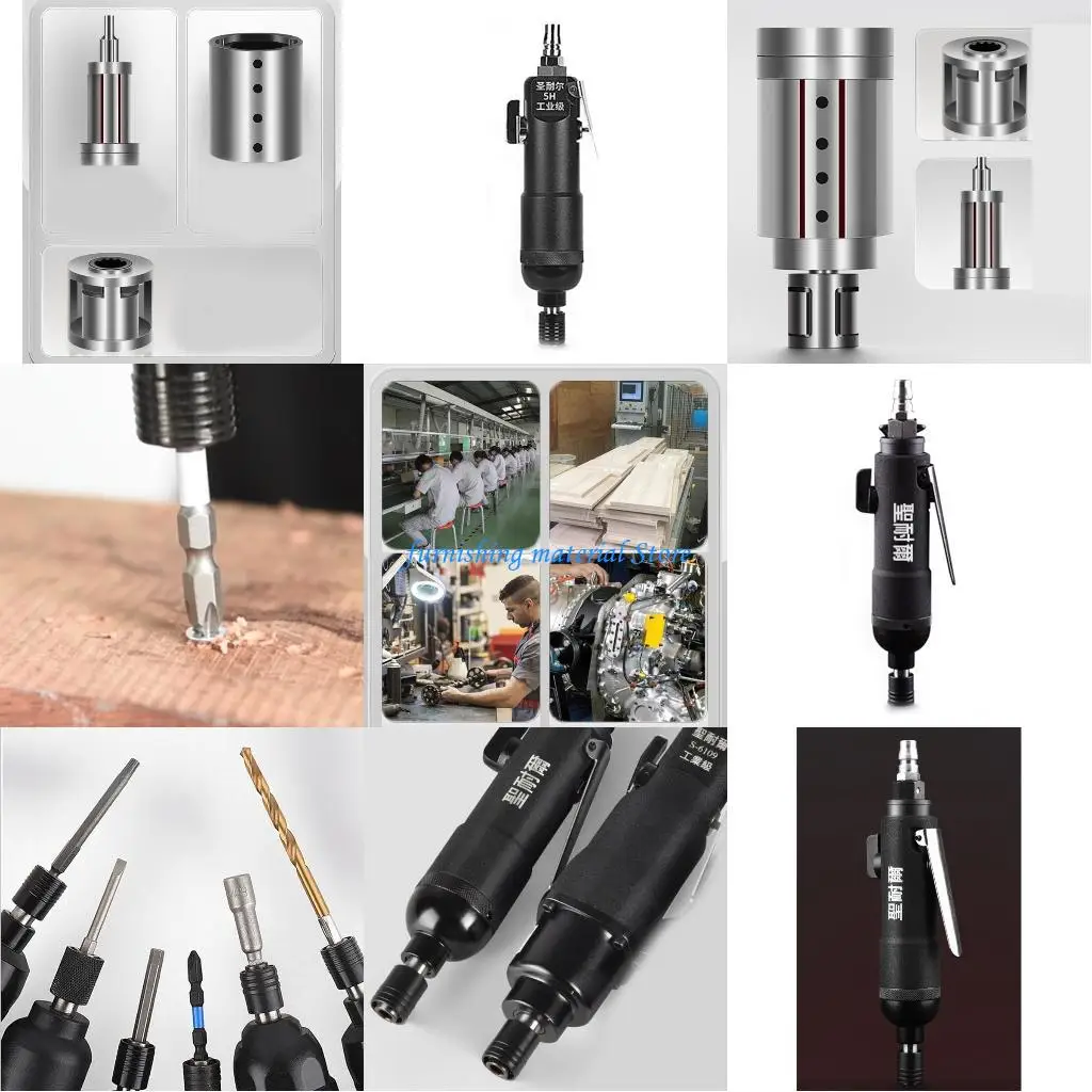 Y5GD 1/4 بوصة مفك الهواء 80-125N.M الصناعية الصف عالية عزم الدوران أدوات تعمل بالهواء المضغوط مفك هوائي S5H S6109 S5HA #1