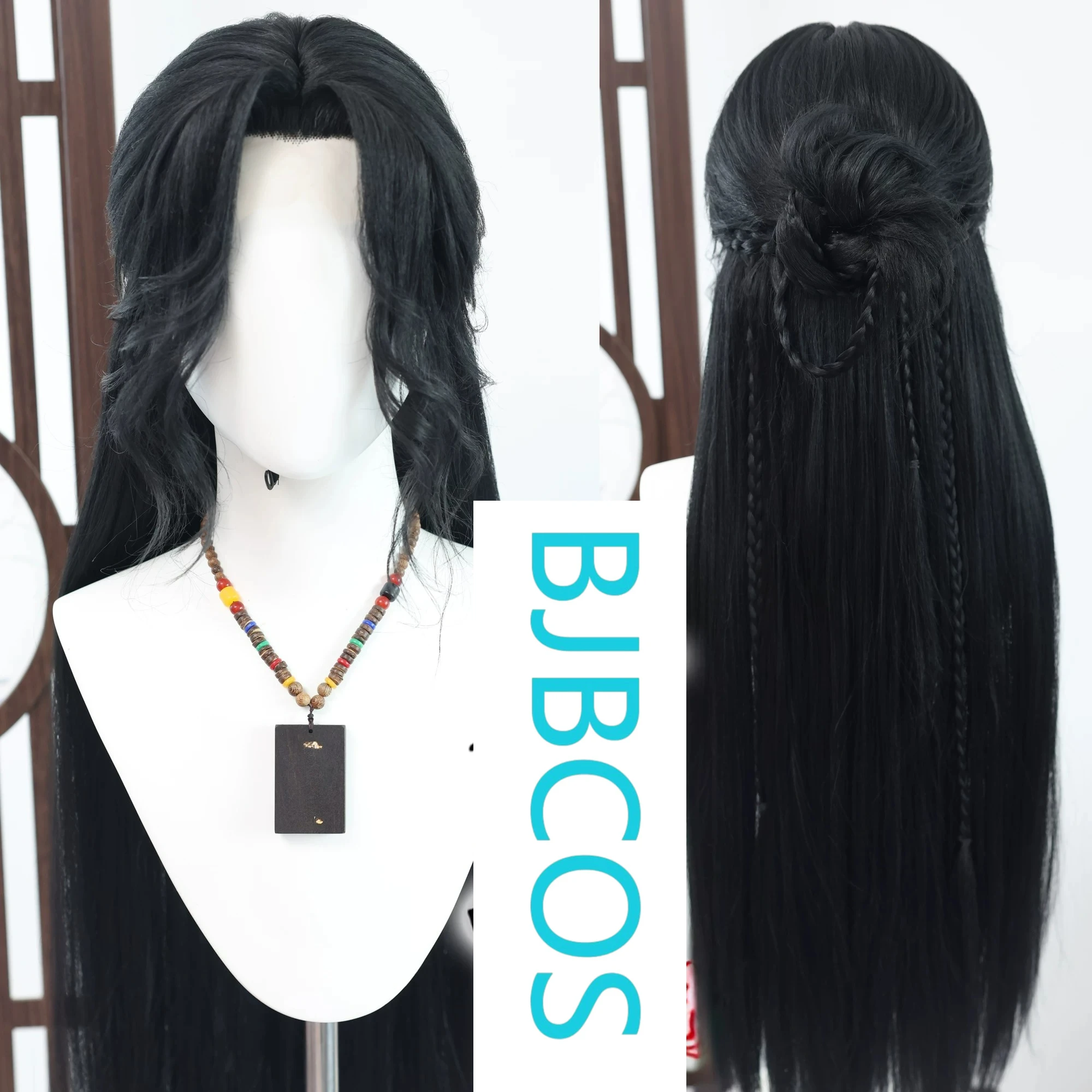 

Стильный парик [Styled Wig] WHERE WINDS MEET Yelang Youwen: модный парик с кружевной передней частью в стиле COS, комплект