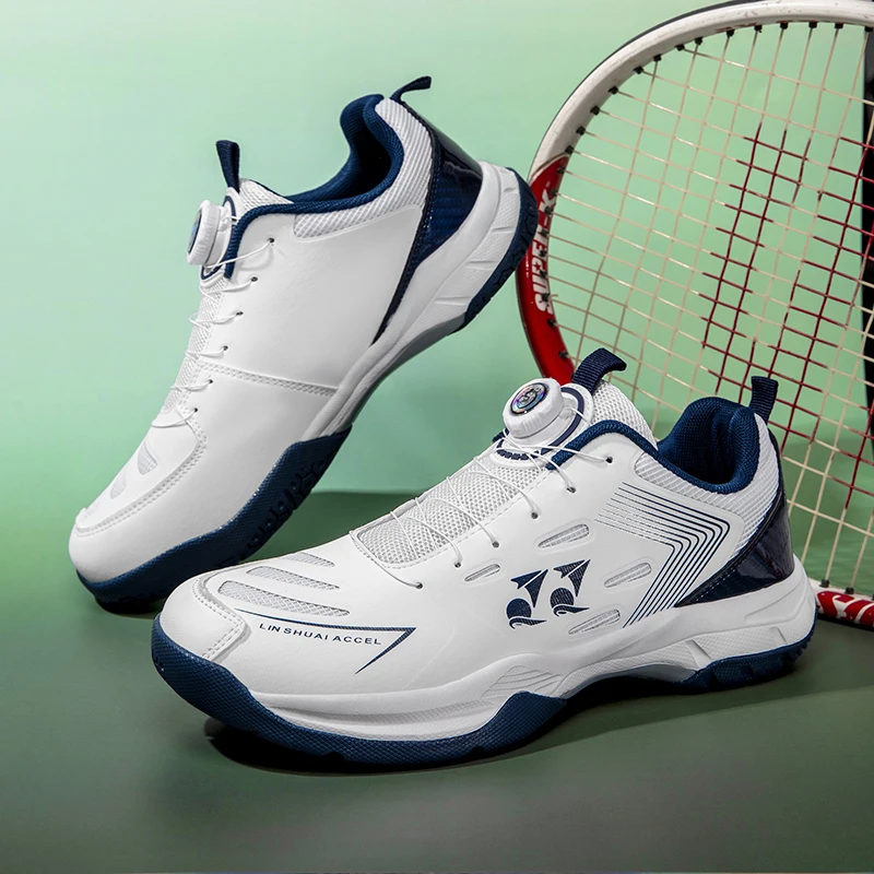 

Luxury Professional Mens Tennis Shoes Women Badminton Shoes Volleyball Shoes Indoor Lightweight Athletic Training Shoes Sneakers