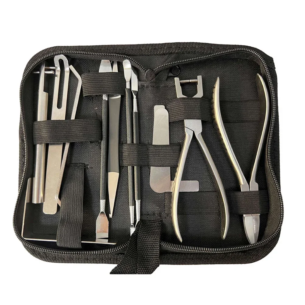 

Professional Saxophone Repair Kit Stainless Steel Tools Suitable for Saxophone Clarinet and More Includes Bag 12PCS