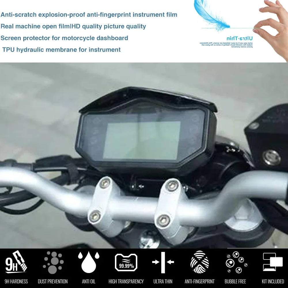 Motorcycle Cluster Scratch Protection Film Screen Protector For Benelli BN150S BJ150
