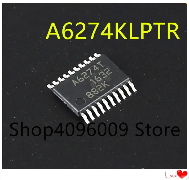 NOUVEAU 10 PCS/uno A6274KLPTR A6274KLPT A6274T A6274 HTSSOP-20