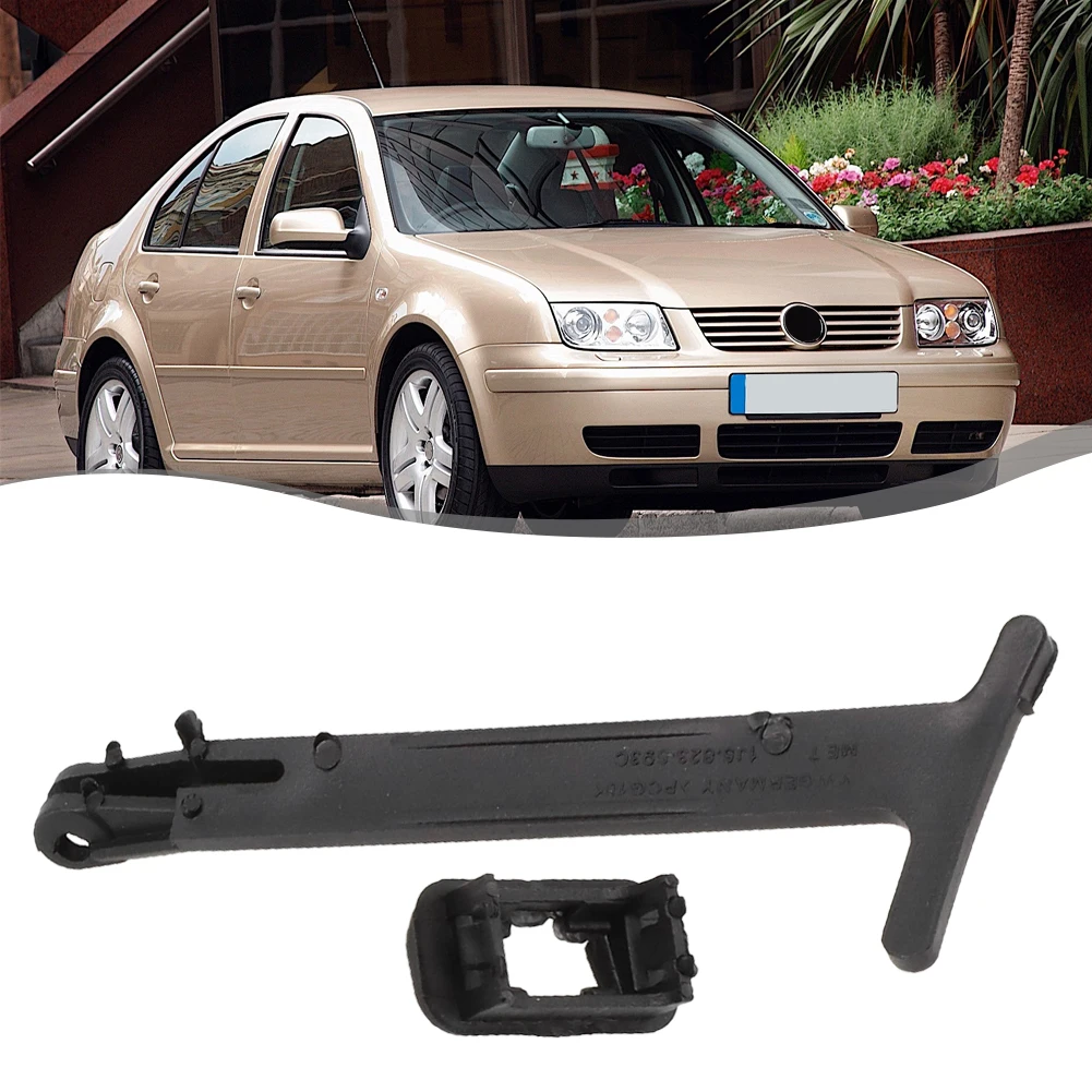 Vehicle Black Car Hood Pull Handle Latch PP 1pc Accessories Parts Hood Pull 1C0823593D Handle Latch High Quality