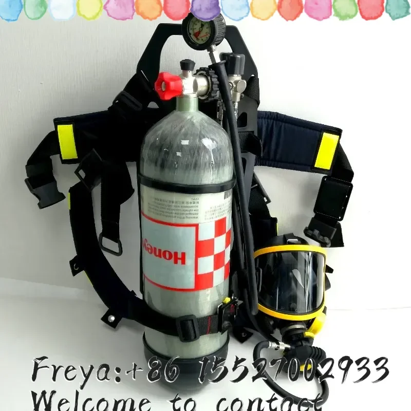 Self-contained air respirator C900 series SCBA123L6.8LPANO mask Luxfer with table cylinder