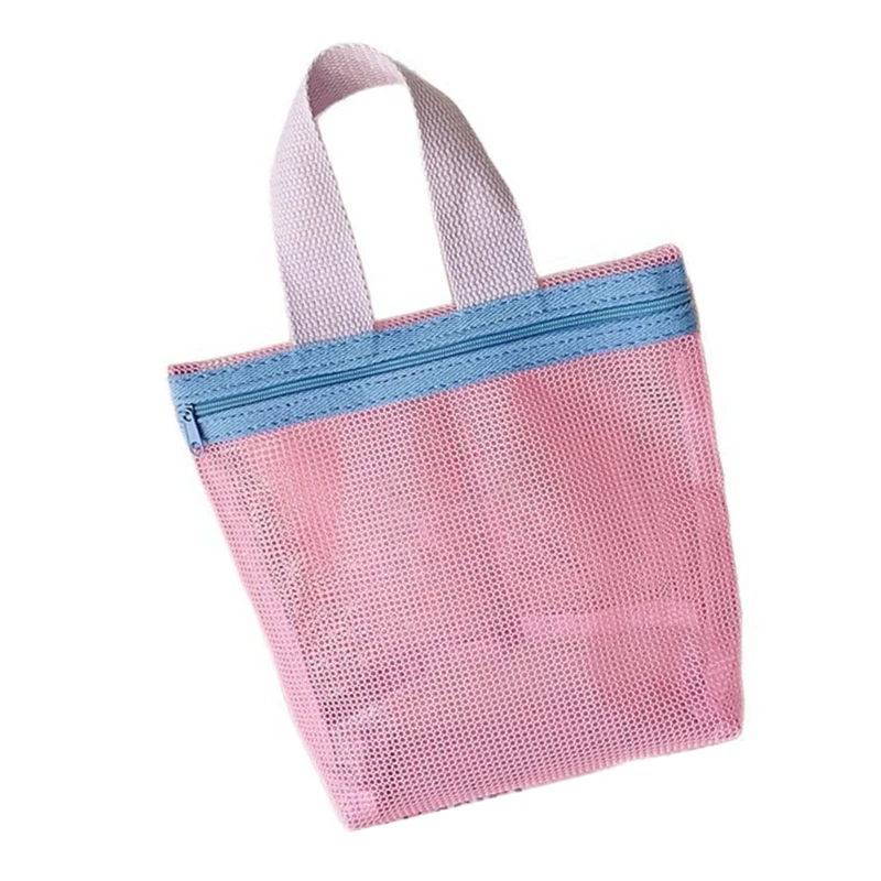 

A3PE Beach Bag Mesh Shower Caddy Bag Toted Bag Travel Cosmetic Bag Toiletry Bag