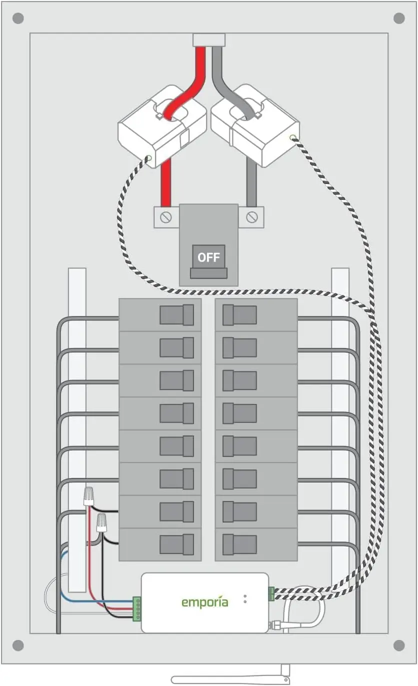 Vue 3 Home Energy Monitor - Smart Home Automation Module and Real Time Electricity Usage Monitor, Power Consumption Meter