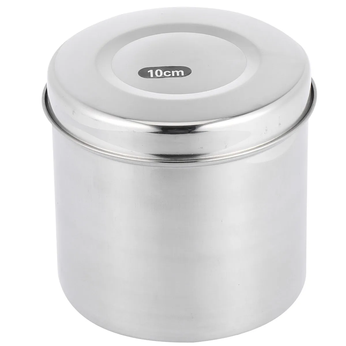 

Stainless Steel Sterilization Jar Durable Cotton Storage Container Heat Resistant Organizer Salon Clinic Nail Supplies 10cm