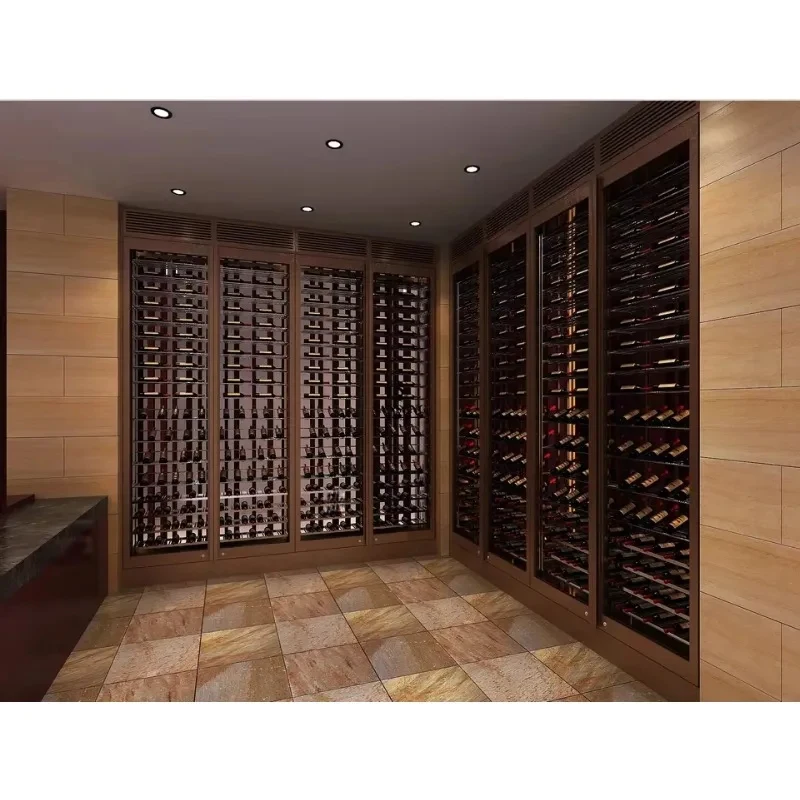 Stainls steel rack wine cellar tissue