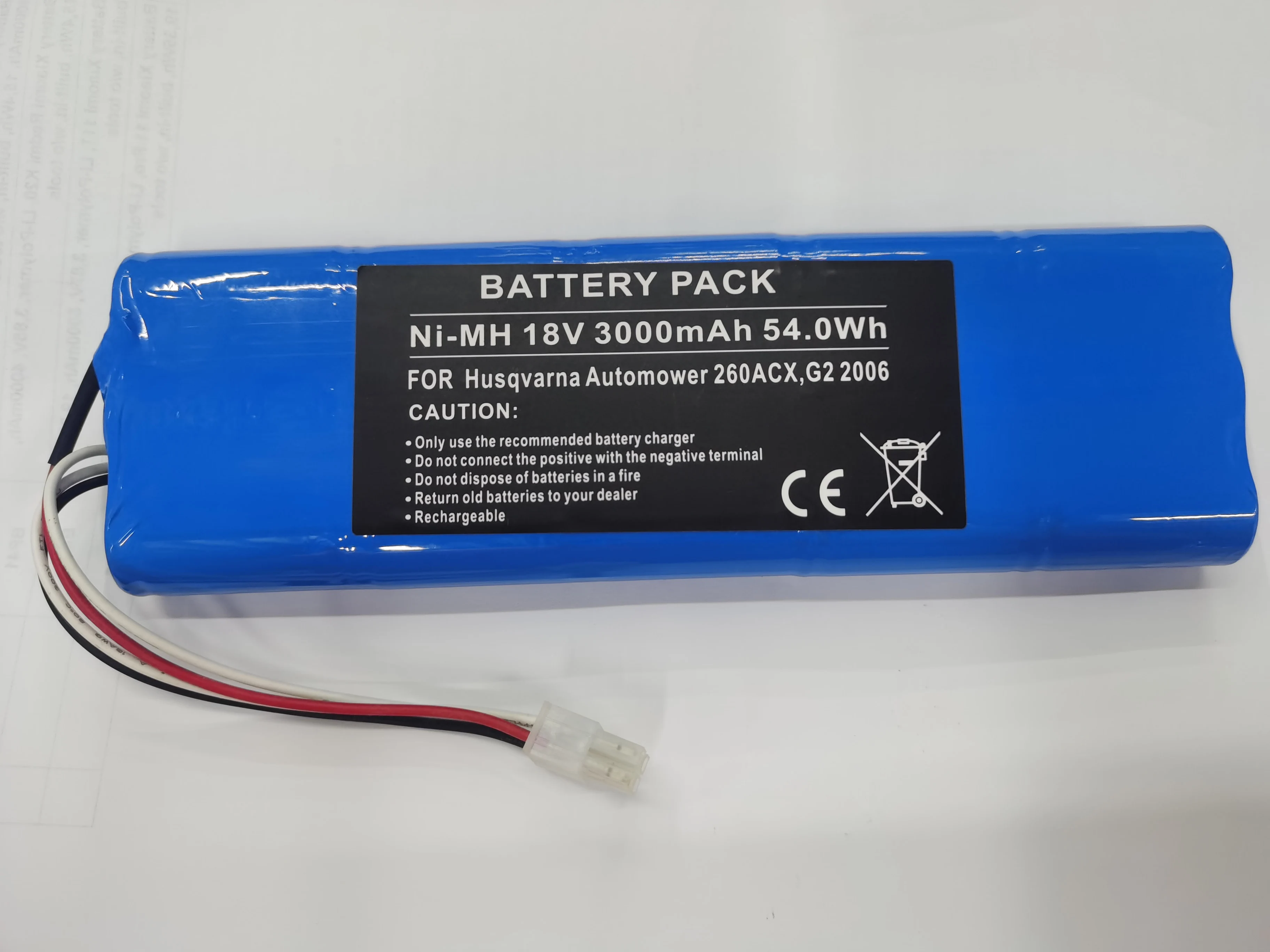 

Ni-MH аккумулятор для газонокосилок Husqvarna, 18,0 В, 3000 мАч, совместимые модели: Automover 260ACX, Automower 210C, Solarmower 1999 г.