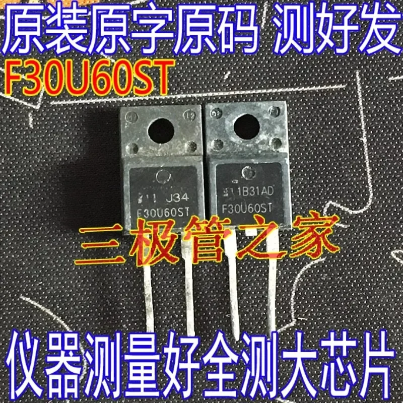 Used&Not NEW&Send after Measure Original imported disassembly machine F30UA60S F30U60ST  TO-220 fast recovery rectifier pipe
