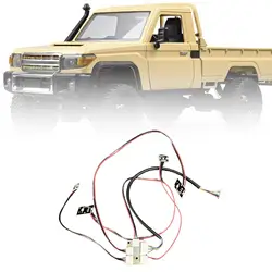 RC Light Linkage Set Upgrade Spare Parts RC LED Light Kit Universal for MN82 1/12 Scale RC Trucks Crawler Car DIY Accessories