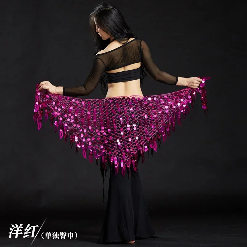 Bellydance Hip Scarves Scarf Dancing Indian Waist Chains Mermaid Sequin Belly Oriental Eastern Dance Belts Costumes for Womens