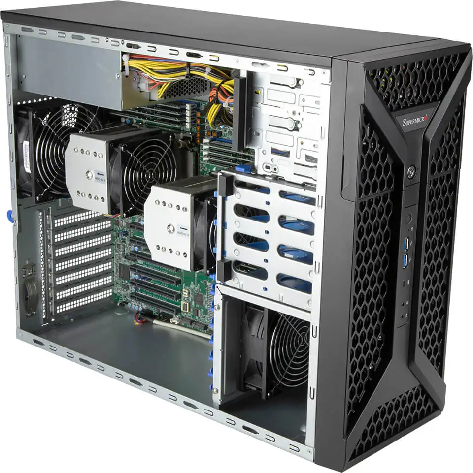 SYS-730A-I Intel Rack Server with Good Discount In-Stock SQL Party Food Warmer Server