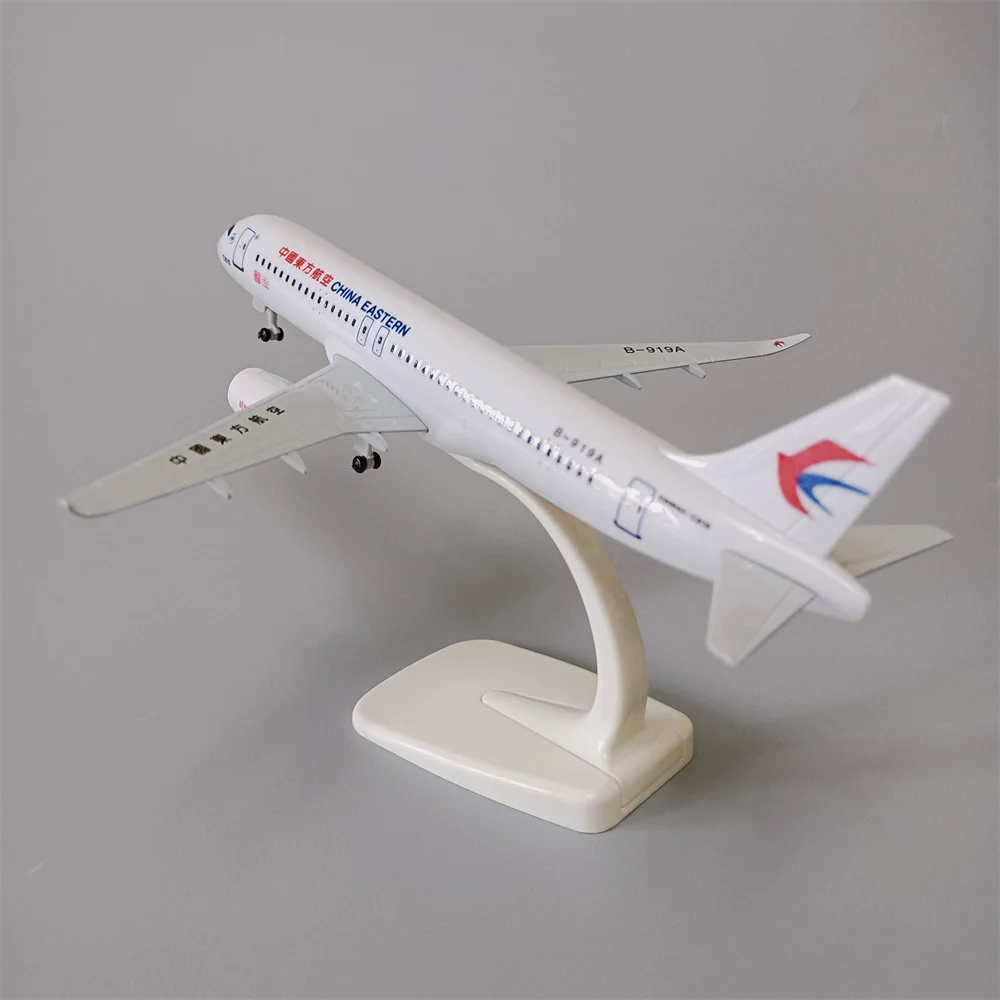 

NEW 20cm China Eastern COMAC C919 Airlines Aircraft Diecast Airplane Model Plane Aircraft with Wheels Landing Gears Aeroplane