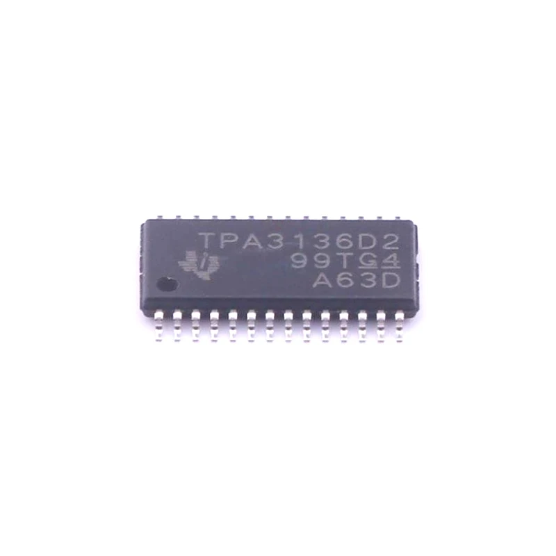 10Pcs/Lot New Original  TPA3136D2PWPR TPA3136D2 Amplifier IC 2-Channel (Stereo) Class D 28-HTSSOP