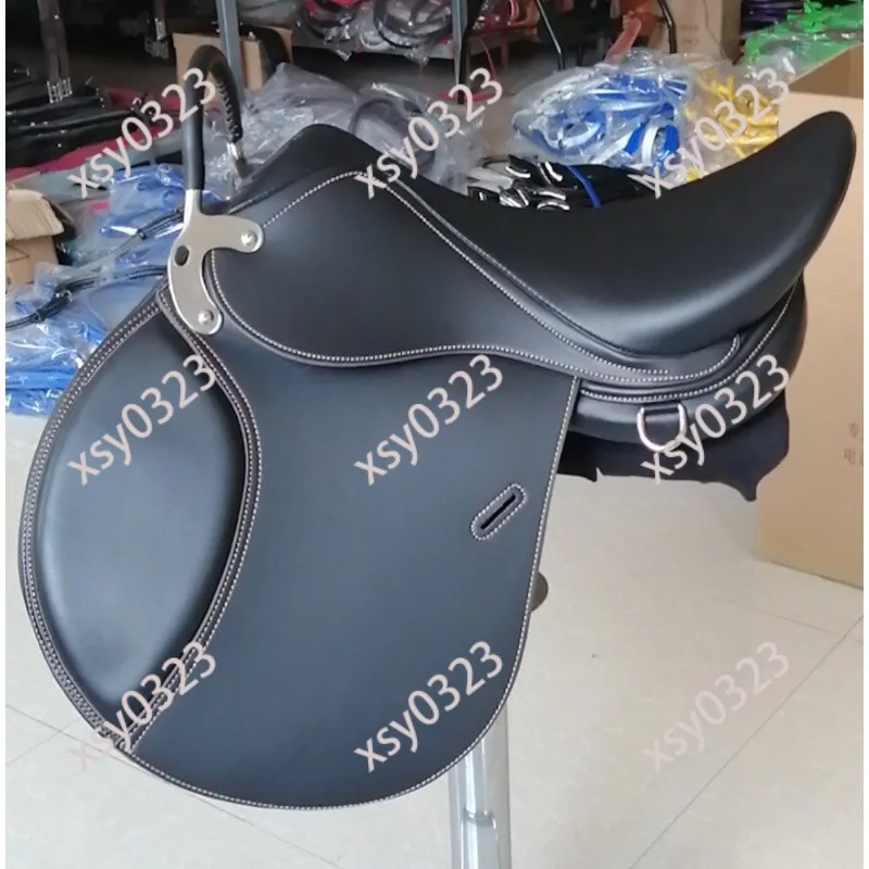 Equestrian Full Horse Tack Bridle Reins Iron Bit Saddle Pad Girth Stirrup Leather Accessories