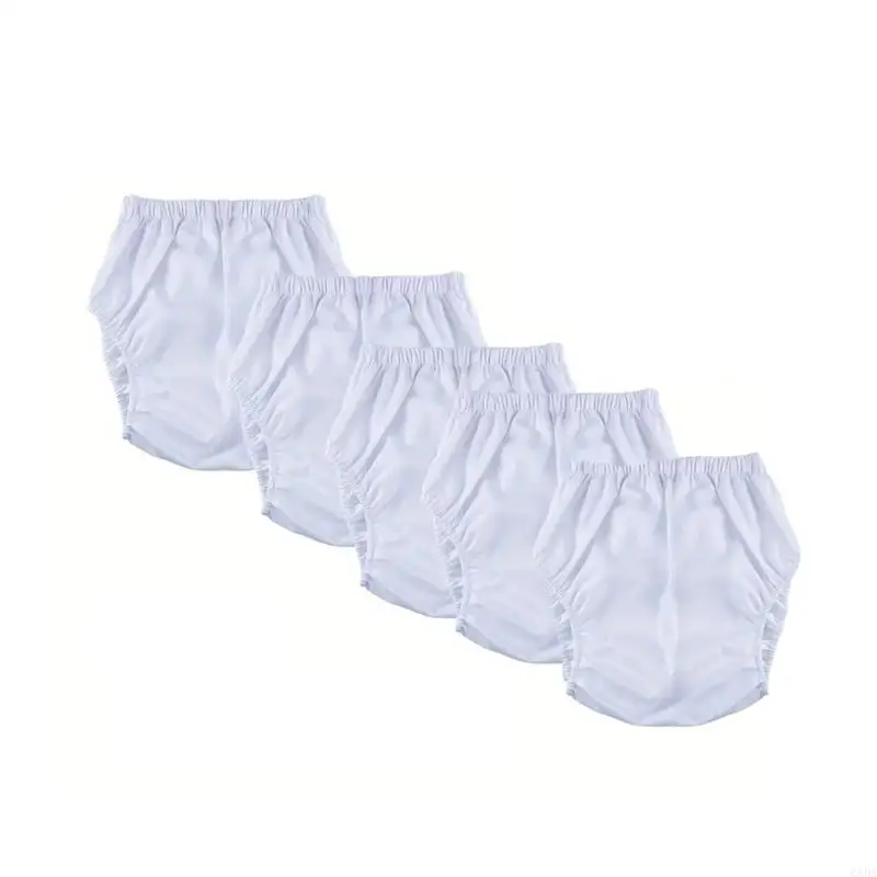 Water Resistant Adult Diaper Cover Leakproof Underpants Incontinence Underwear 6XDA