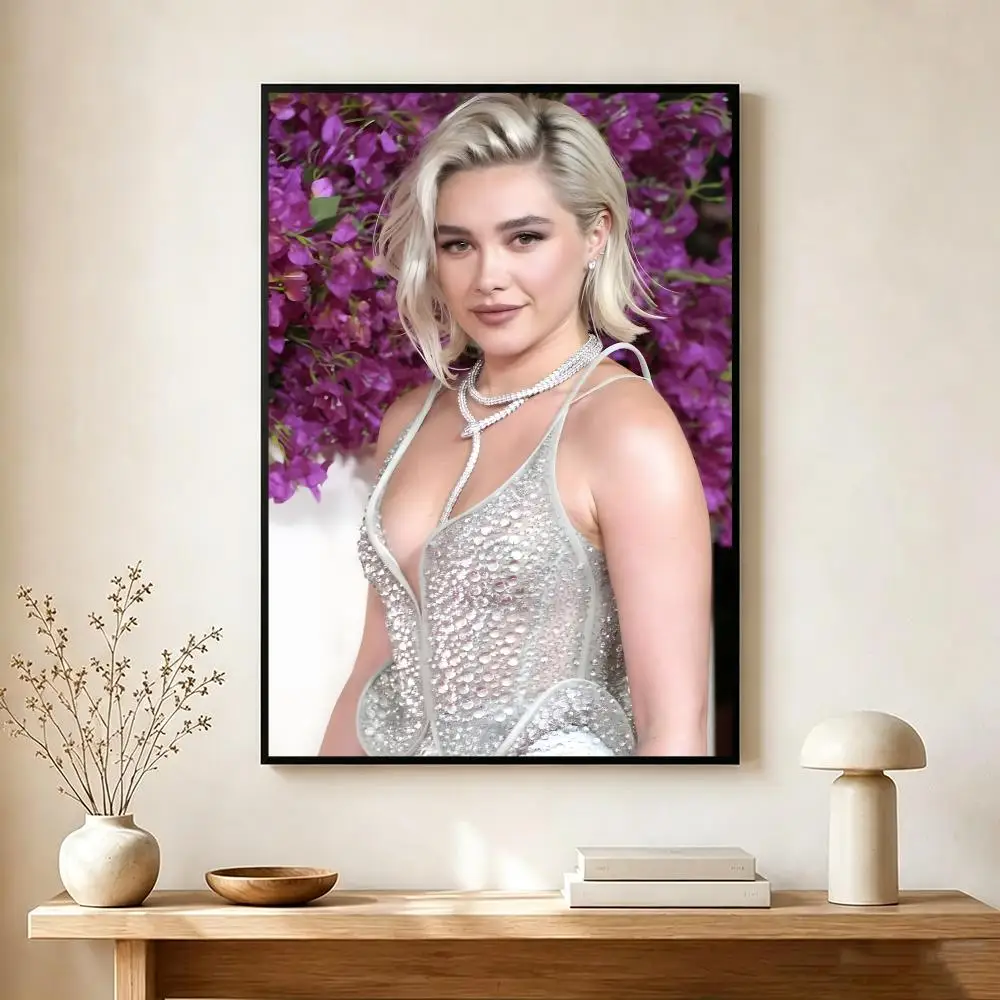 Florence Pugh Poster Wall Art Print Decorative Mural Home Decor Gift Unframed