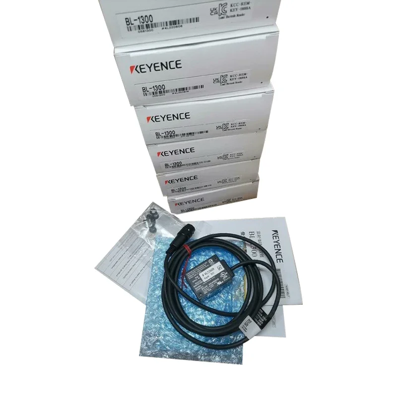 Keyence BL-1300 Sensor Laser Interruptor Fotoelétrico Digital Pequeno Leitor de Código de Barras Padrão