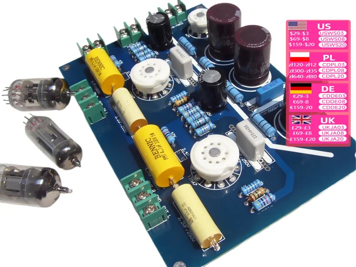 

QUAD (Guodu) -22 6N4 (12AX7) Bile Electronic Tube Front Stage