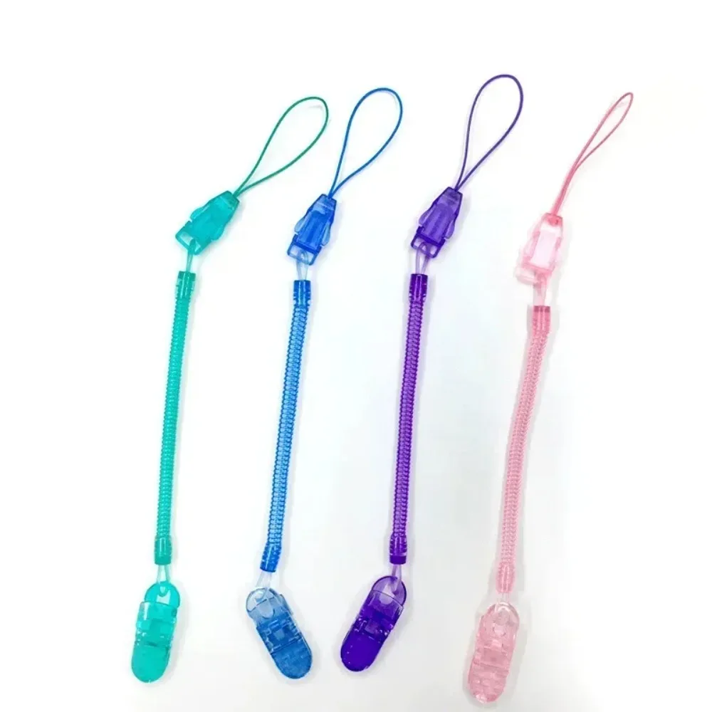 1 Piee Baby Infant Toddler Dummy Pacifier Soother Nipple Clip Chain Holder Strap Baby Chew Toy for Baby