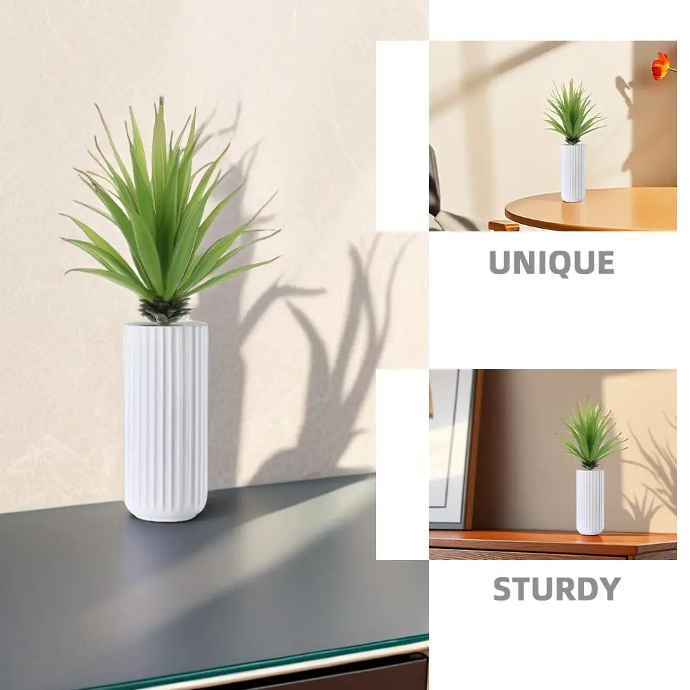 

4 Pcs Artificial Succulents Plants Simulated Water Chestnut Grass High Realism Desktop Decor Fake Green Plants Easy Maintenance