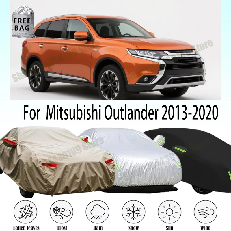 

Водонепроницаемый всепогодный чехол для автомобиля, защита от солнца для Mitsubishi Outlander 2013-2020, аксессуары для экстерьера автомобиля
