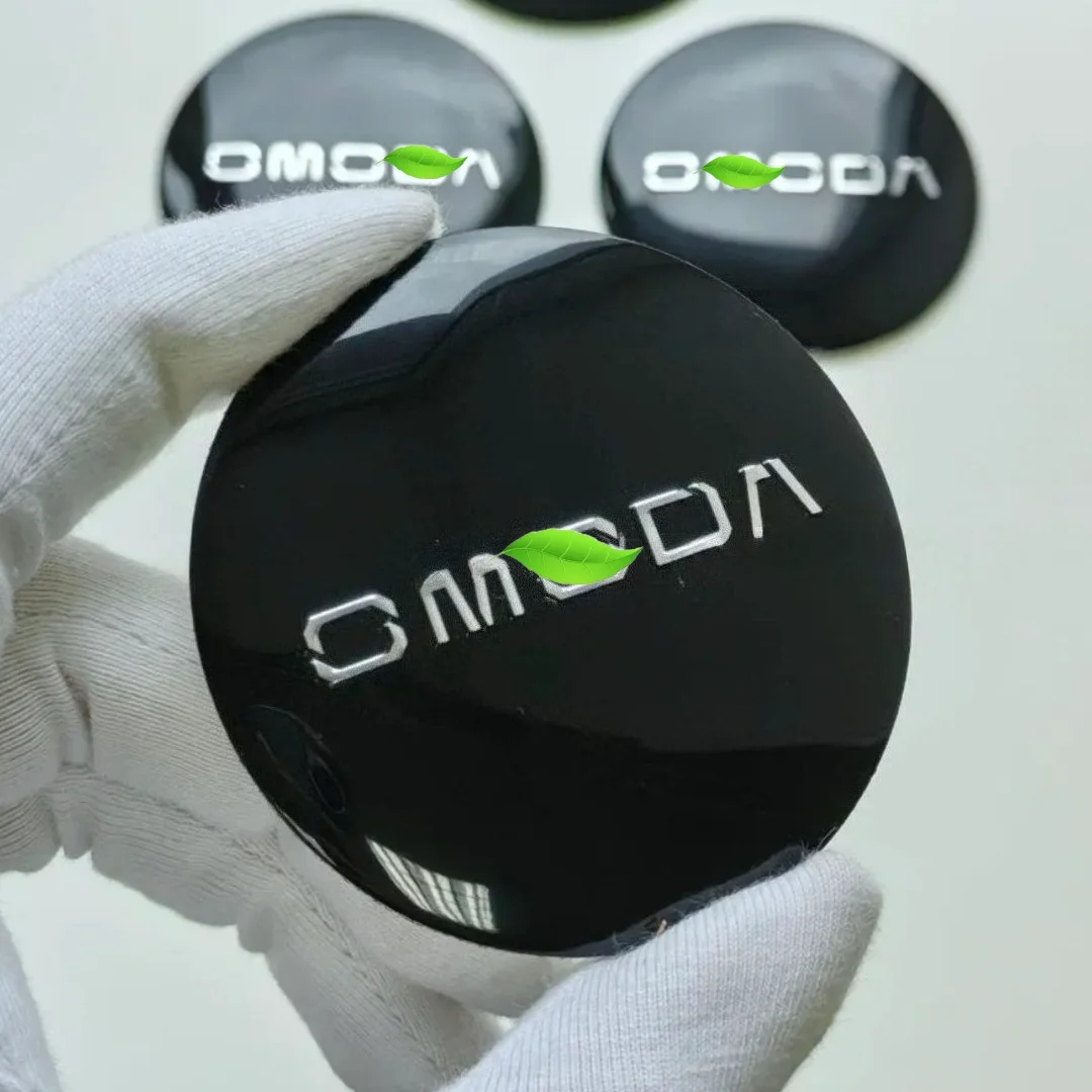 For Chery Omoda Wheel Hub Cover Sticker 56MM Personalized Modification Tire Center Dustproof Logo Sticker Screw Cap Cover Decor