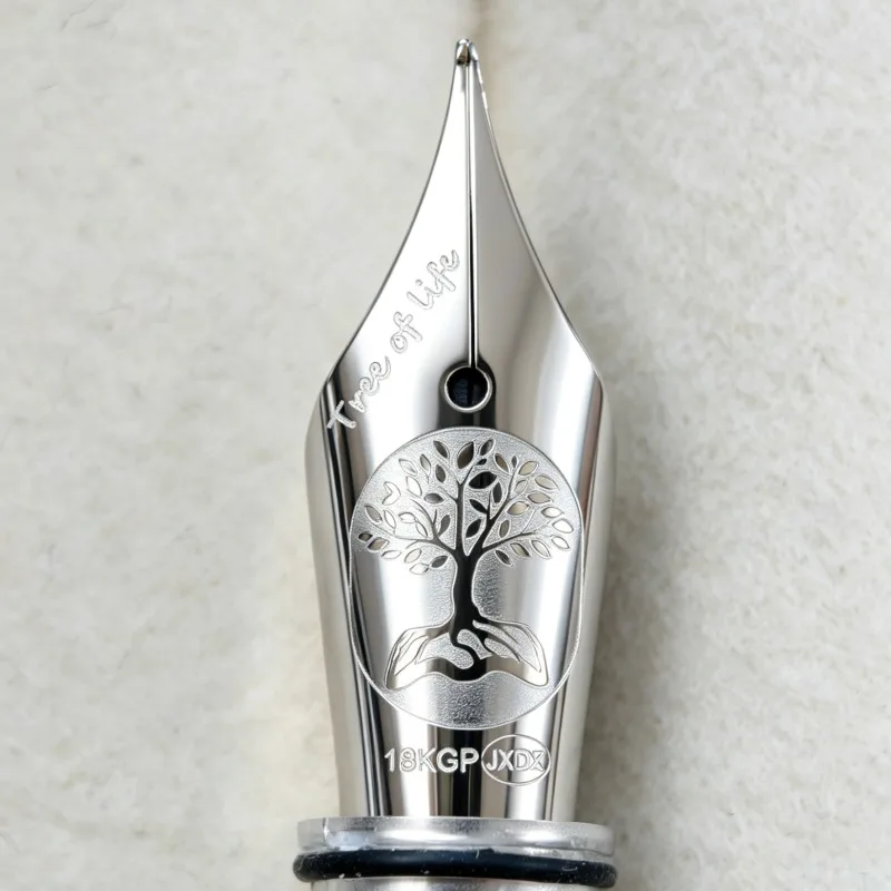 Fountain Pen Nibs Tree of Life Pattern No.6 Tip Smooth Replacement Stationery for HONGDIAN JINHAO MAJOHN School Supplies