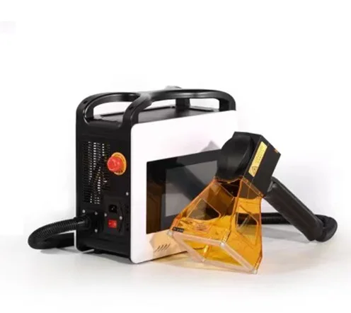 

Handheld Mobile Mini Portable LOGO Nameplate Laser Engraving Machine Plastic Metal Tire 20W 30W 50W Fiber Laser Marking Machine