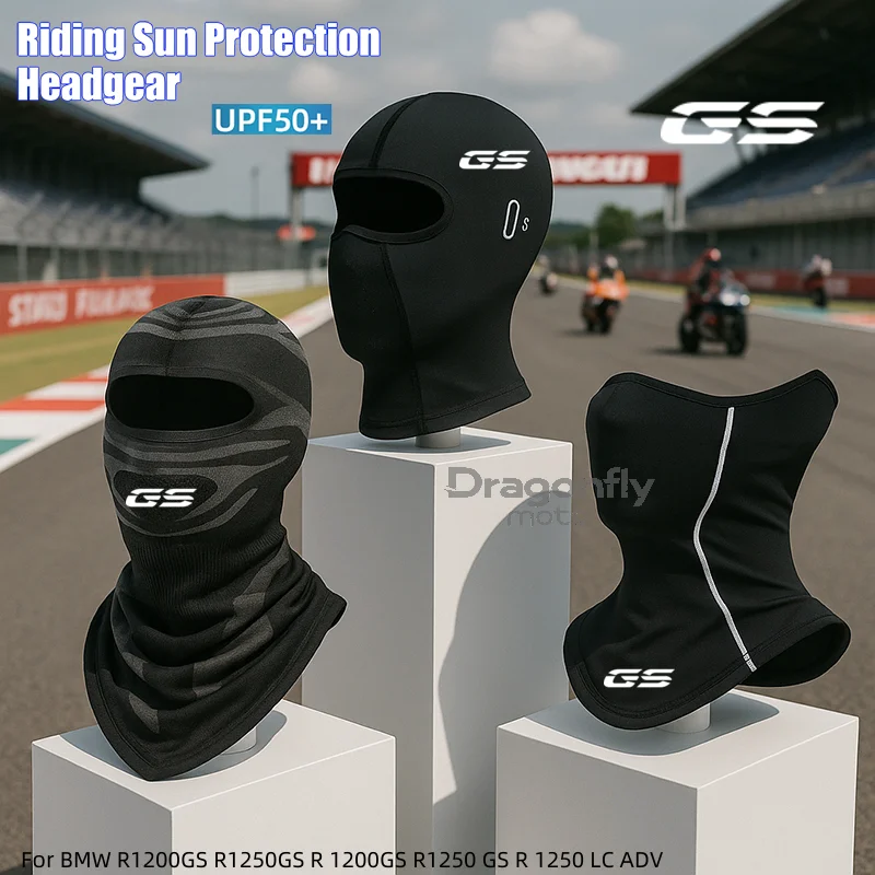For BMW R1200GS R1250GS R 1200GS R1250 GS R 1250 LC ADV Cycling Cap Summer Cooling Motorcycle Balaclava Hats Sun UV Protection