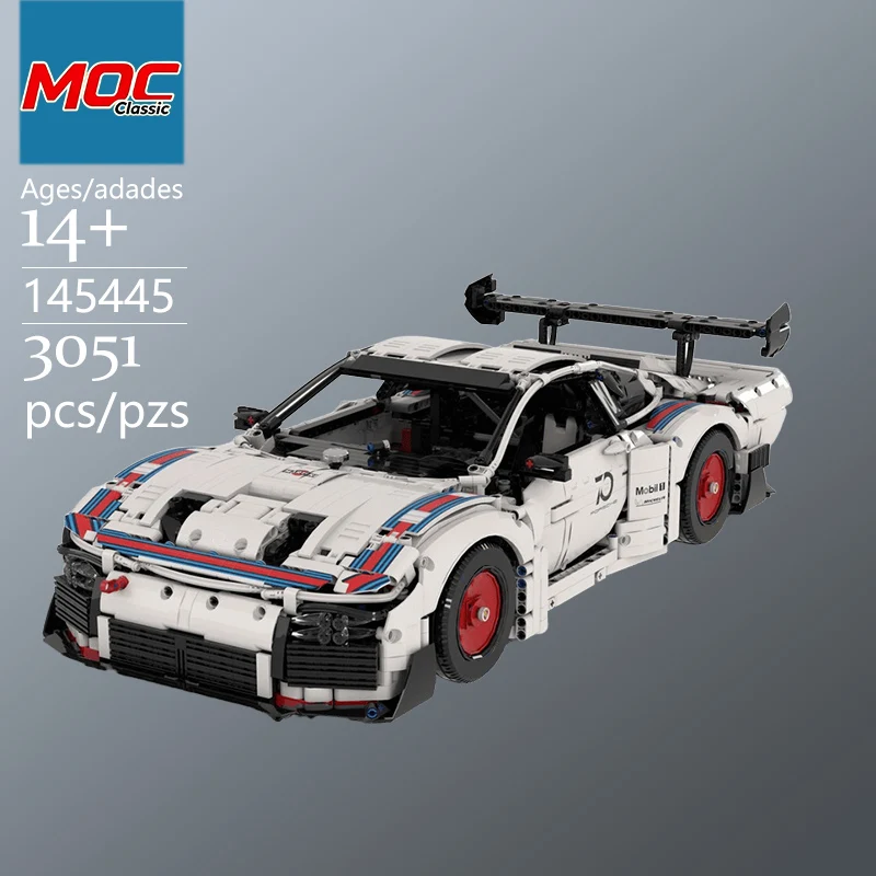 Specially Customized MOC Classic Supercar 935 Technic Model - Trendy Educational Toys, Top Choice Gift for Casual Building Games
