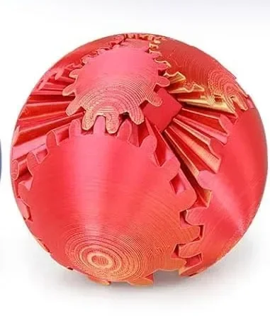 3D-gedruckter Zahnrad-Fidget-Ball oder Würfel zur Stresslinderung, Schreibtisch-Angst- und Entspannungsaktivität, Geschenk – Detail 10