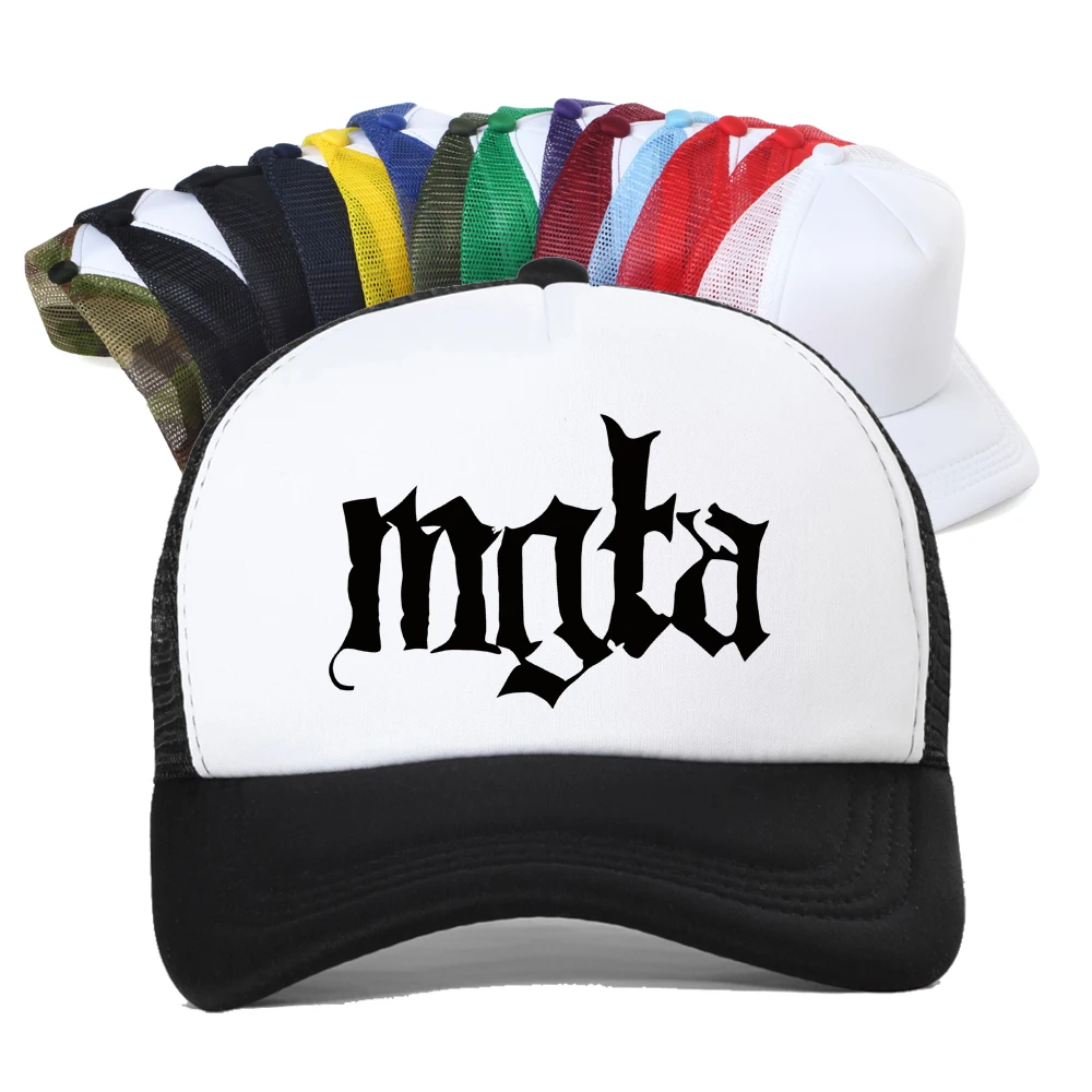 Mgla Black Metal Baseball Cap Unisex Summer Fashion Harajuku Vintage Mesh Breathable Snapback Trucker Hat