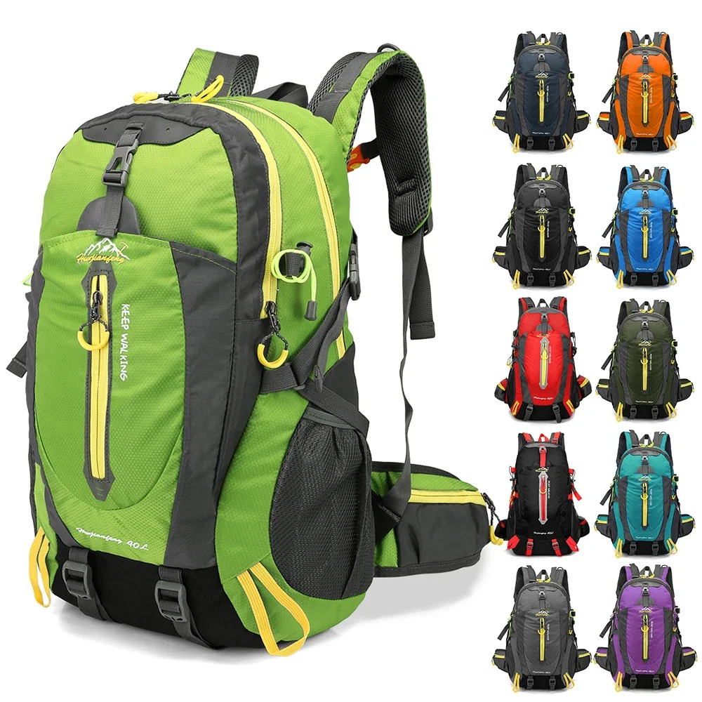 40L High Quality Water Resistant Travel Backpack Camp Hike Laptop Daypack Trekking Climb Back Bags BackPack For Men Women