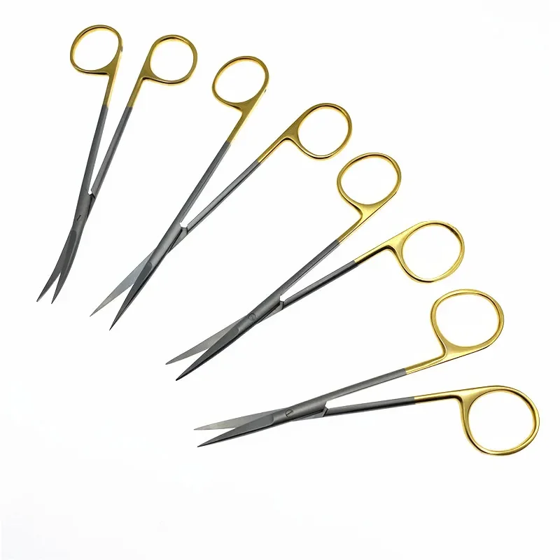 Dental Ophthalmic TC Plastic Scissors Veterinary Surgical Instruments