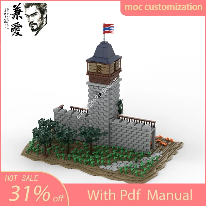 

2160 шт. Moc средневековый замок модульная модель замка строительные блоки DIY креативная сборка развивающие кирпичи игрушки детский праздничный подарок