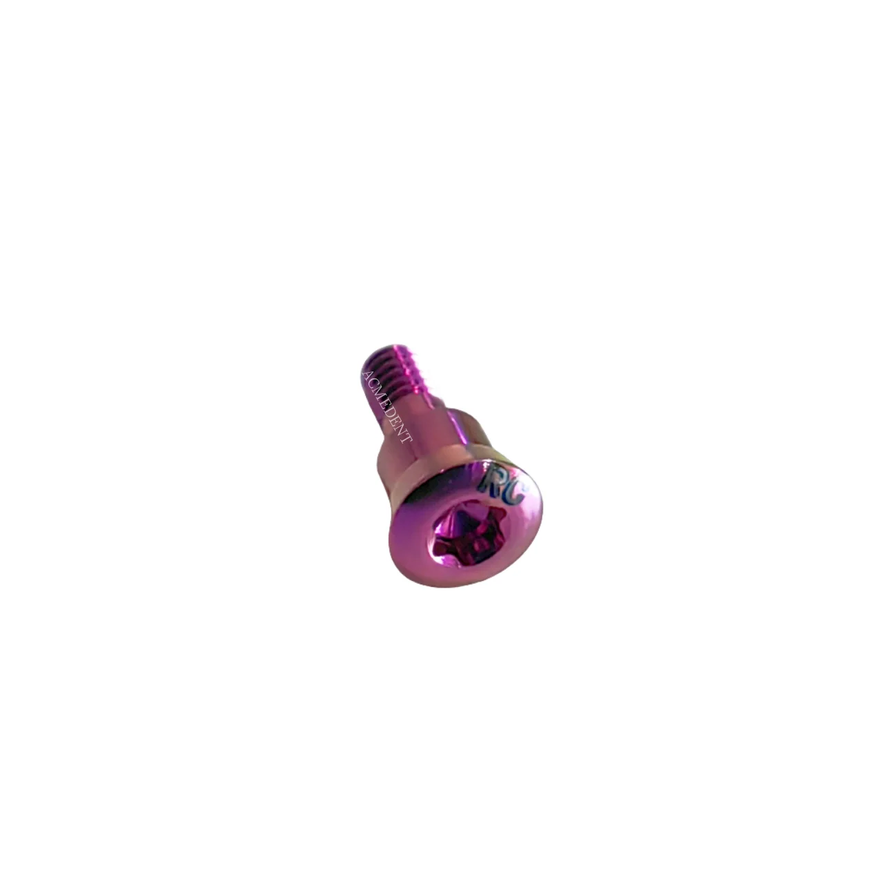 2Pcs/Lot Dental Purple Implant Closure Screw RC Healing Cap Abutment Implantes Compatible With ITI Straumann H:0/0.5mm