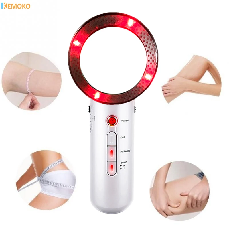 

EMS Ultrasonic Cavitation 3 in 1 Slimming Massager Fat Burner Cellulite Infrared Fat Removal Therapy Beauty Skin Care Apparatus