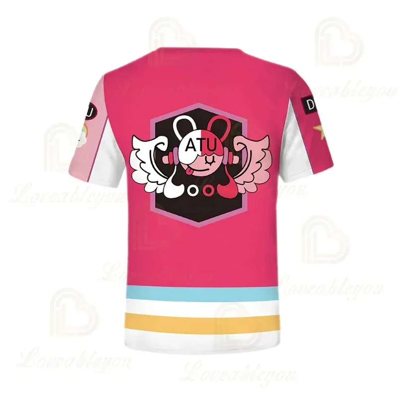 zz04zz12Anime 원피스 일본 기모노 붉은 머리 딸 Uta Haori 만화 코스프레 캐주얼 티셔츠 여성 남성 여름 잠옷 어린이 광고