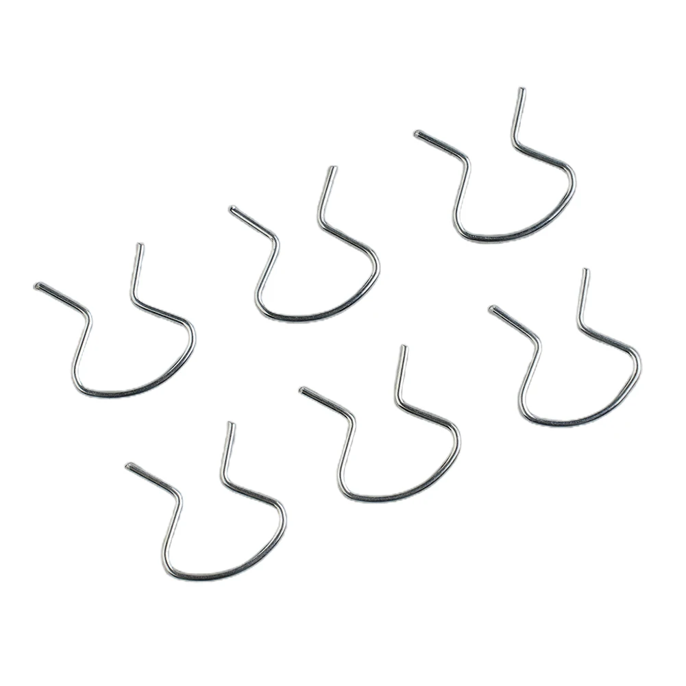 6 PCS/Set Horseshoe Clips Left Plastic Zinc Plated Crank Retainer Door Handle For Buick For Chevrolet 6 PCS/set