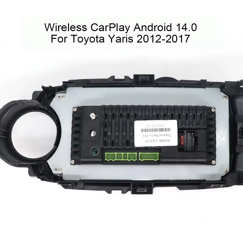 IPS Car Radio for Toyota Yaris 2012-2017 Wireless CarPlay Android Auto WiFi Bluetooth Multimedia Player Steering Wheel Control