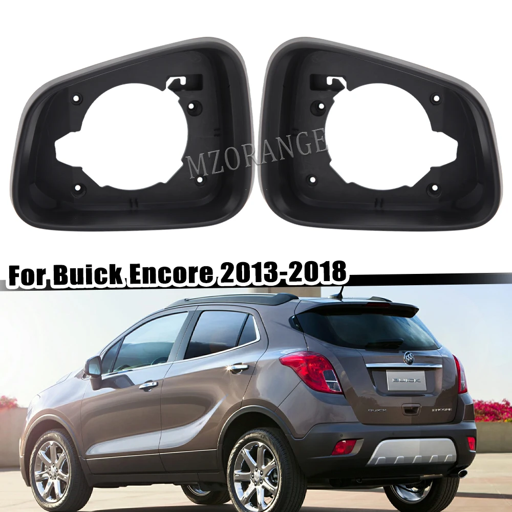 Moldura de espelho lateral de porta para Opel Mokka X 2013-2018, Buick Encore 10-18, Chevrolet Trax 13-18, vidro retrovisor, guarnição surround