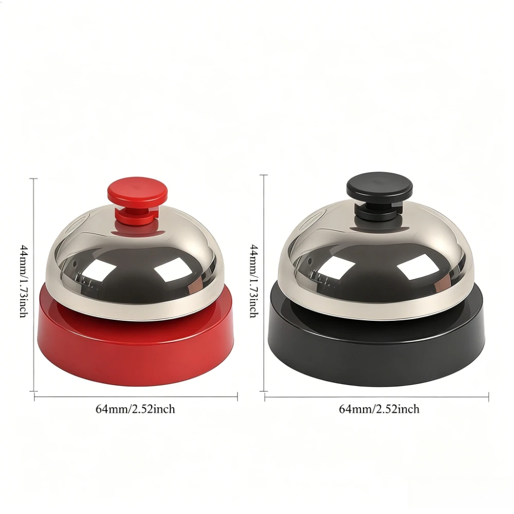 Quick response metal bell, pet summoning handheld bell, classroom Q&A bell, game dispatch bell, workplace reminder bell