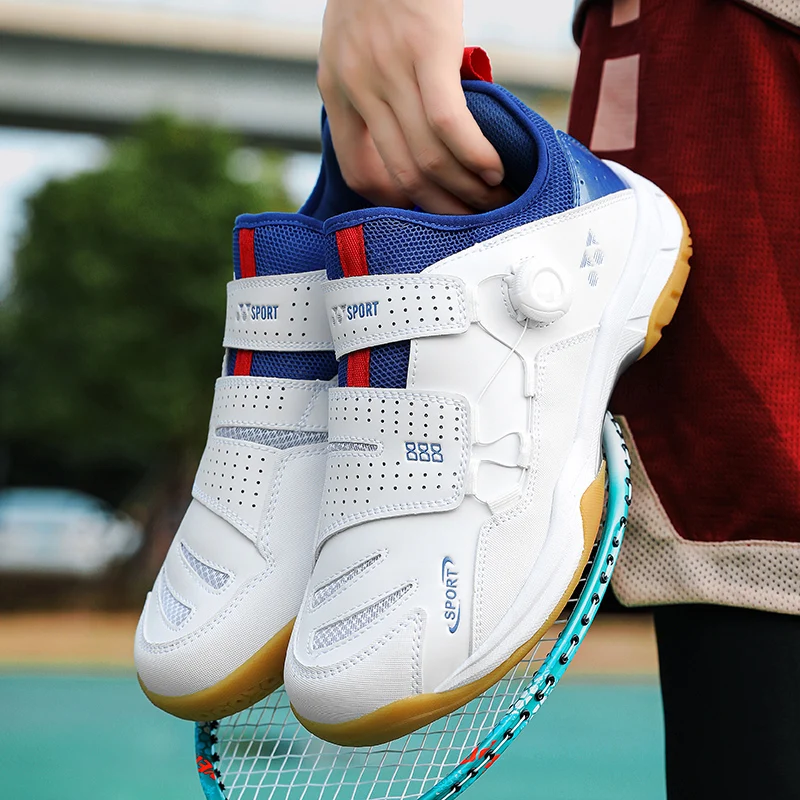 

Уличная профессиональная мужская теннисная обувь, пара нескользящих туфель для бадминтона, легкая волейбольная обувь, спортивная тренировочная спортивная обувь