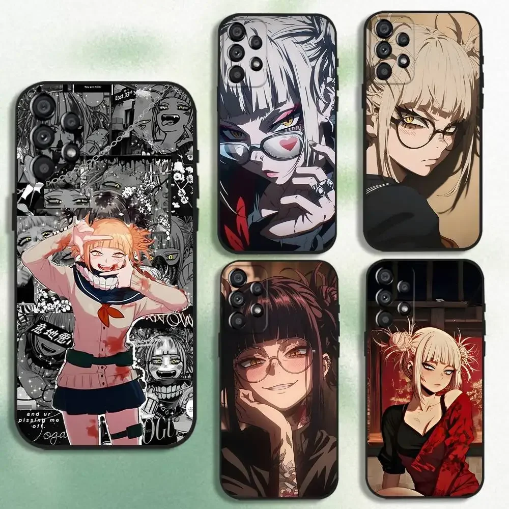 Anime T-Toga HimikoS Phone Case For Samsung Galaxy A20,A21s,A22,A31,A32,A52,A53,A72,73,A80 Soft Black Cover