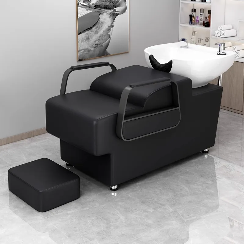 

Luxury Elegant Space Saving Shampoo Chair Premium Simple Shampoo Chairs Style Sedia Parrucchiere Professionale Salon Furniture