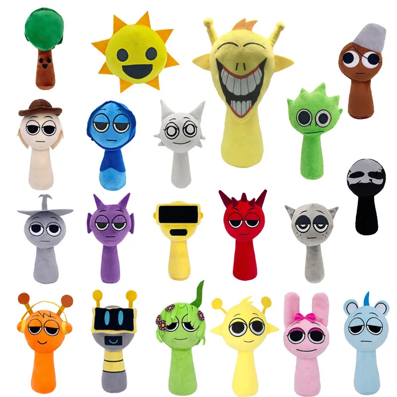 Sprunki Incredibox Plush Wenda Incredibox Sprunki Dolls Oren Sprunki Toys Stuffed Dolls Singers Sprunki Game Plush Oren Wenda